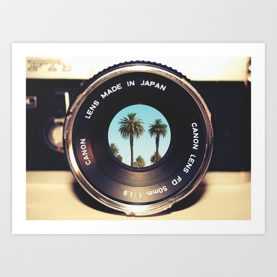 focus on palms Art Print