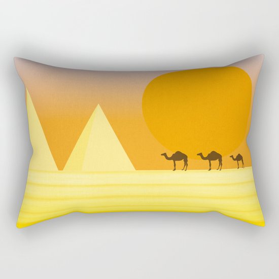 In the desert... Rectangular Pillow