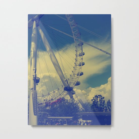 London Eye III Metal Print
