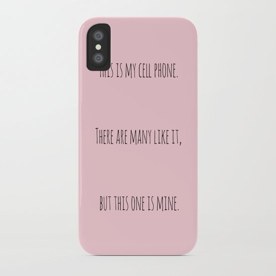 Cell Phone Cover Pink iPhone Case