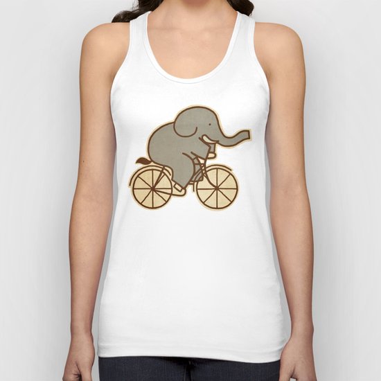 Elephant Cycle Unisex Tank Top