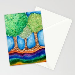 Three Trees Stationery Cards