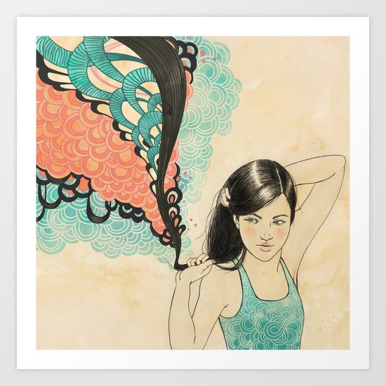 swim Art Print