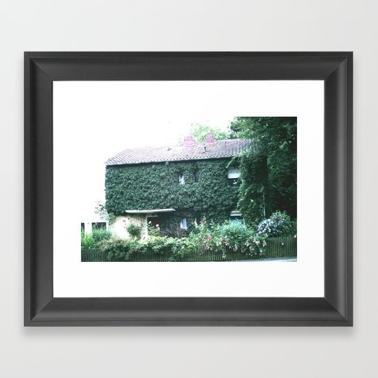 Wine maker house Framed Art Print