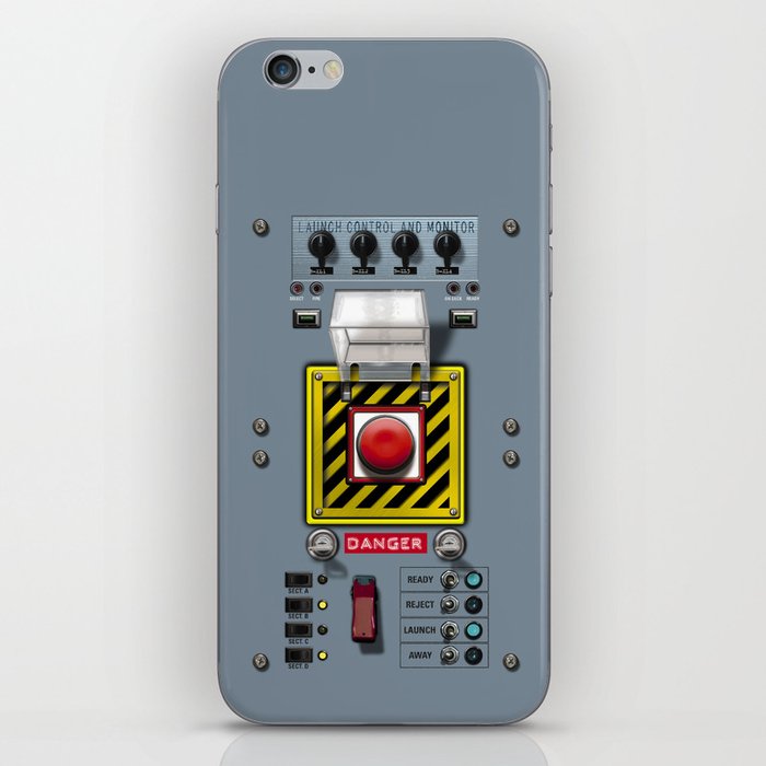 Launch console for nuclear missile iPhone Skin