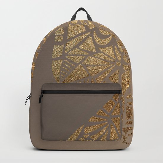 leaf gold Backpack