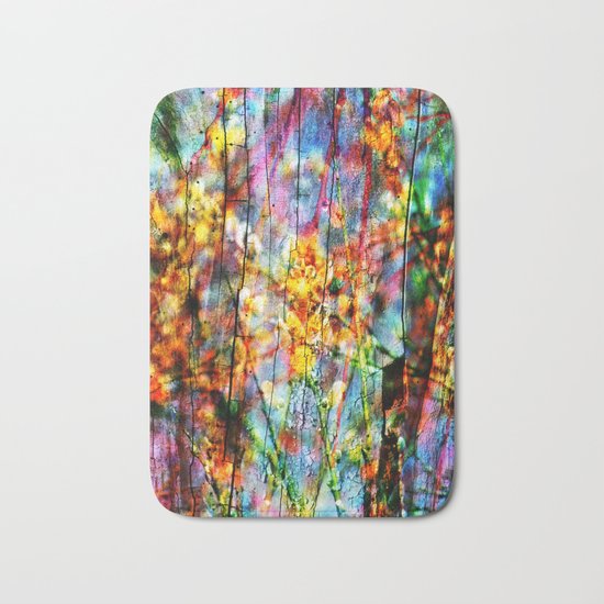 Colorful Symphony of Spring Bath Mat