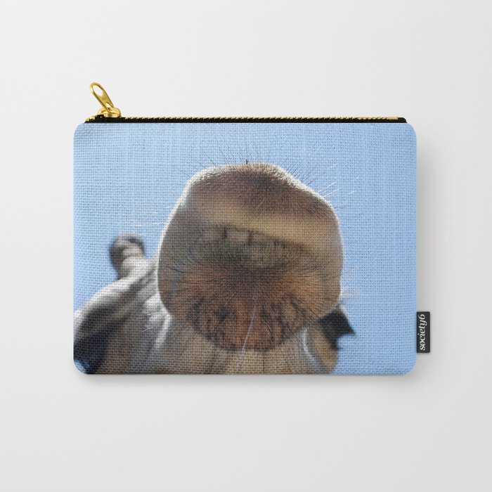 Giraffe with drool Carry-All Pouch