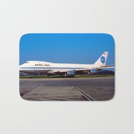 PanAm 747 Clipper Badematte | Photo, Architecture, Landscape, Vintage 