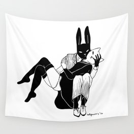 Bunny love Wall Tapestry