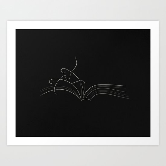 The Beginning Pages of Romance Art Print