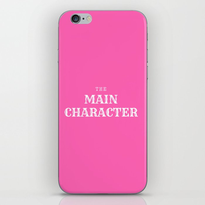 The Main Character Barbie Pink iPhone Skin