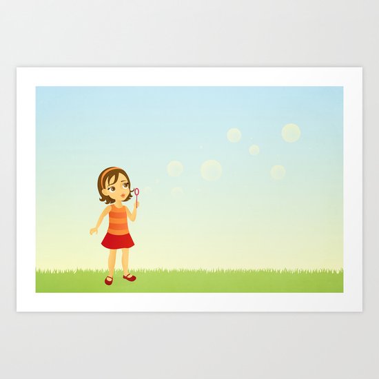 Bubbles Art Print