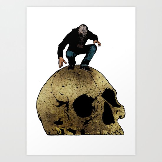 Leroy And The Giant's Giant Skull Art Print