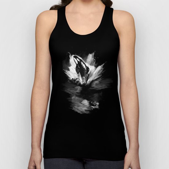 deep blue rising Unisex Tank Top