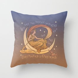 Dreamer of Dreams Throw Pillow