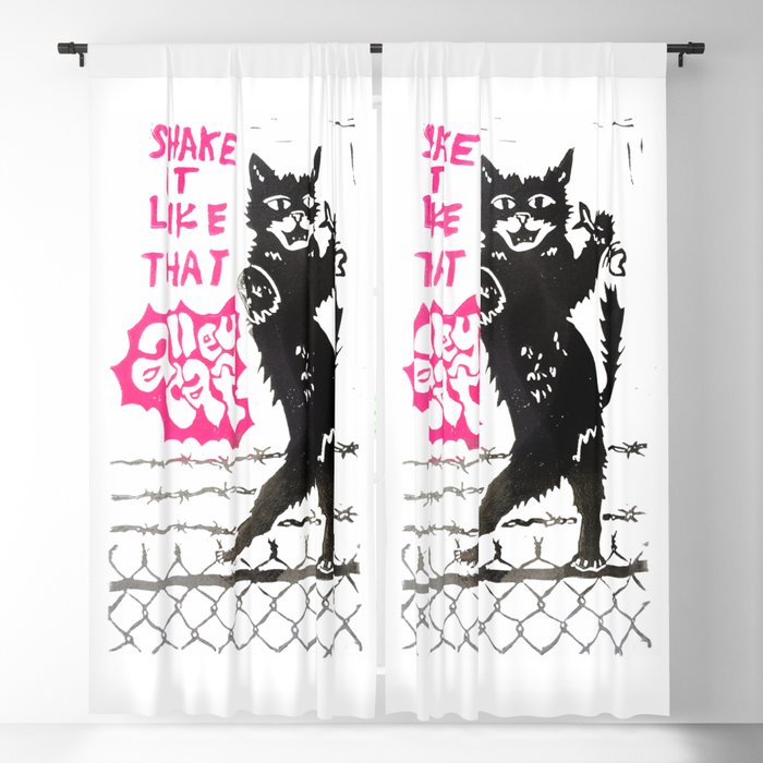 Shake It Like That Alley Cat Blackout Curtain