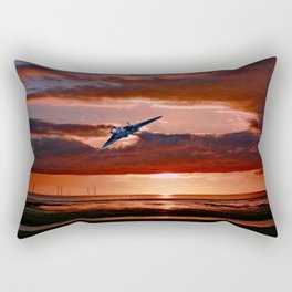 Vulcan at Sunset Rectangular Pillow