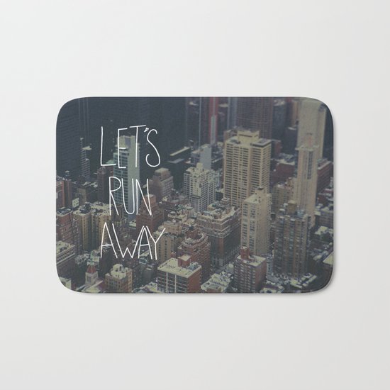 Let's Run Away to NYC Bath Mat