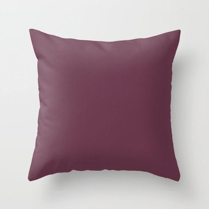 Berry colored top throw pillows