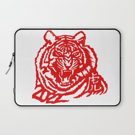 Year of the Tiger 2022 Red Laptop Sleeve