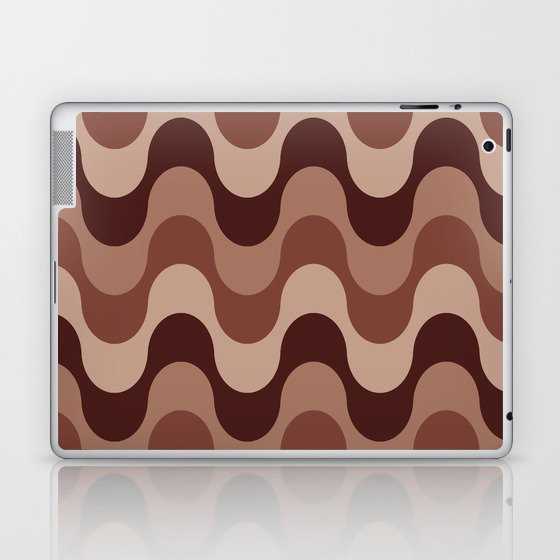 Retro Psychedelic Stripe Pattern 759 Laptop & iPad Skin