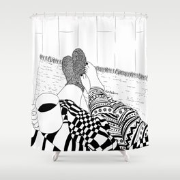 Cozy Night Shower Curtain