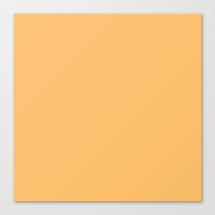 Creamy Orange Canvas Print