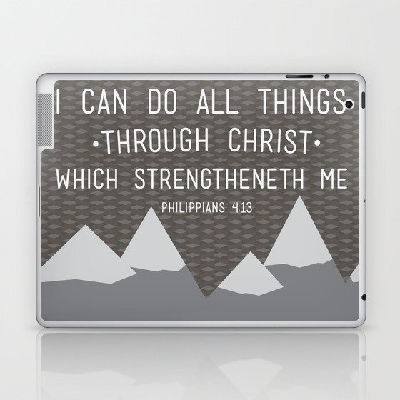 I CAN // Philippians 4:13 Laptop & iPad Skin