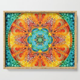 Mandalas from the Depth of Love 17 Serving Tray