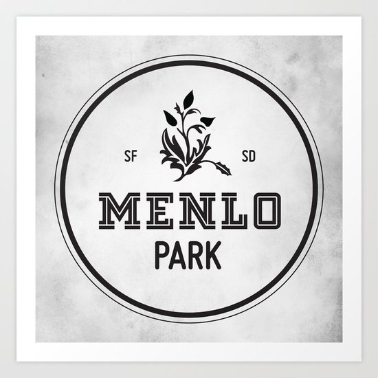Menlo Park Art Print