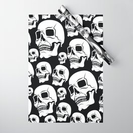 SKULL PATTERN. Wrapping Paper