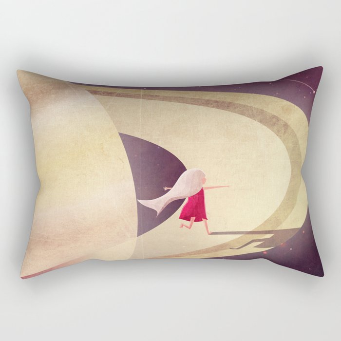 Saturn Child Rectangular Pillow