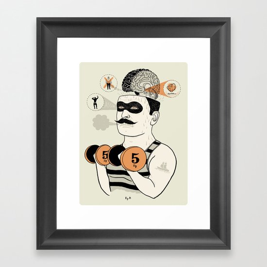 Hipotalamus Disturb Framed Art Print