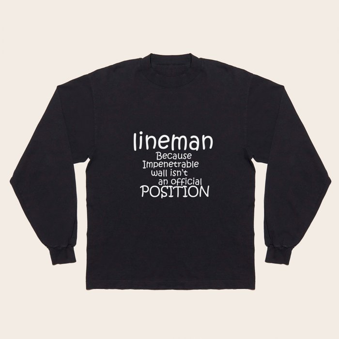 Lineman T Shirt Funny Lineman Shirts Cute Lineman Gifts Long