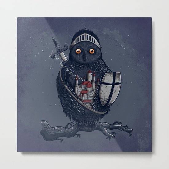 Night Watchman Metal Print