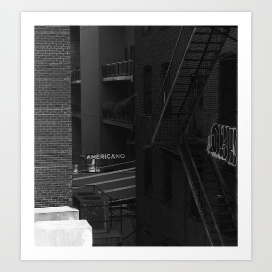 Americano Art Print