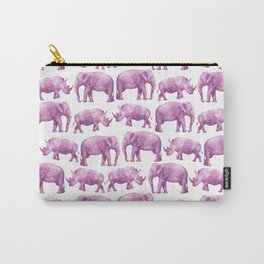 Safari Pattern #7 - PINK Carry-All Pouch
