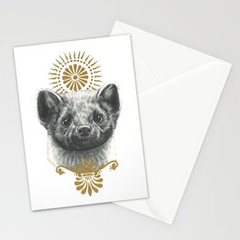 Beasts of the forest: Pine Marten Stationery Cards