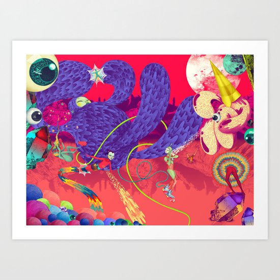 Its a Radiation Vibe Im Groovin On Art Print