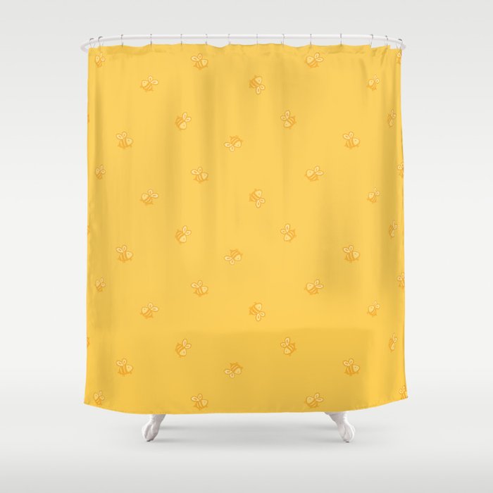 Honey Bee Shower Curtain