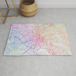 Essen City Map of Germany - Colorful Rug