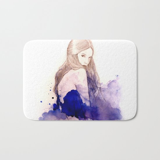 Blue Bath Mat