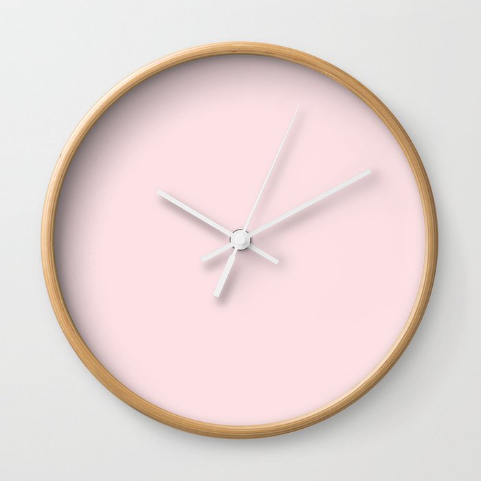 Wedding Pink Wall Clock