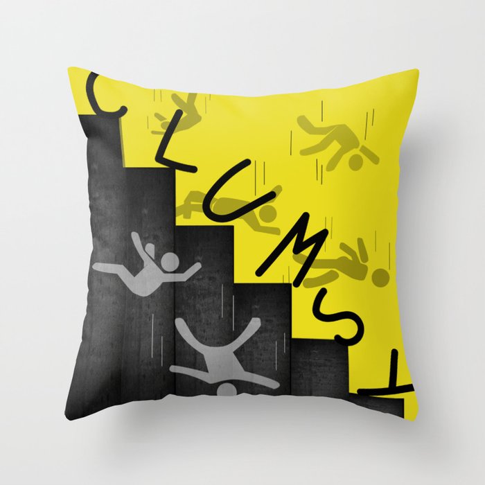 Clumsy Throw Pillow