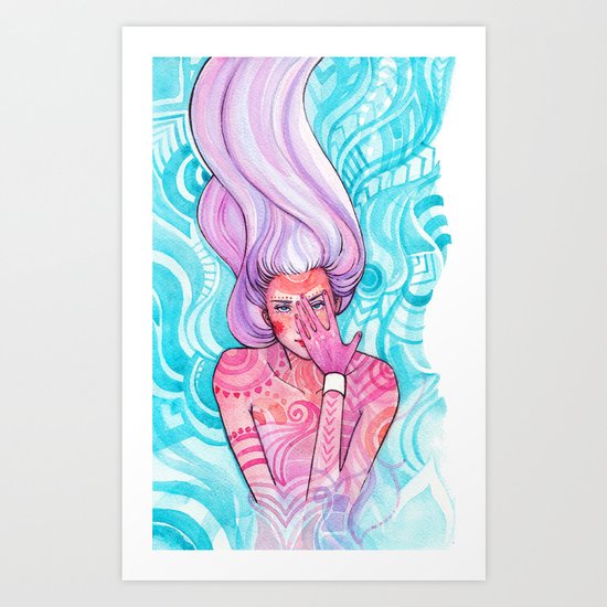 Luna Art Print
