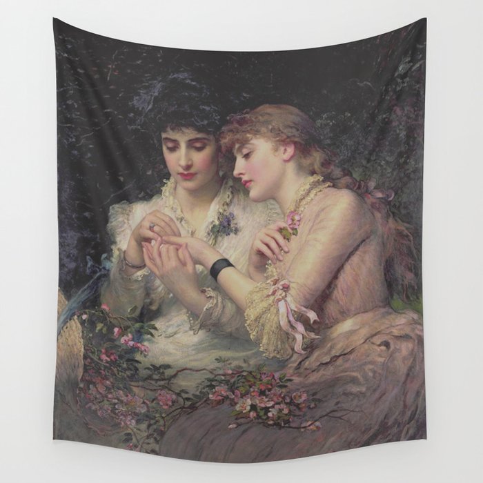 A Thorn Amidst Roses by James Sant 1887 Wall Tapestry