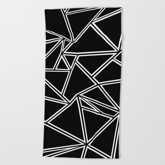 Shattered Ab Zoom Beach Towel