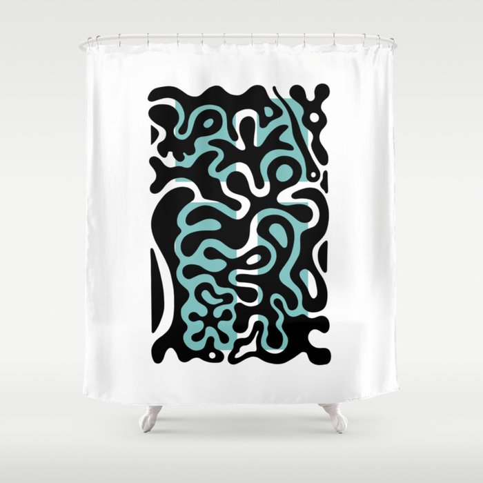 Twisted Beats No. 13.3 - Together in Heaven Shower Curtain