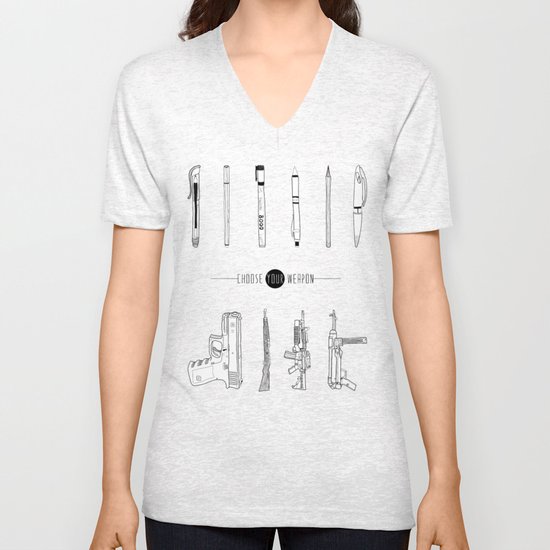 US AND THEM Unisex V-Neck